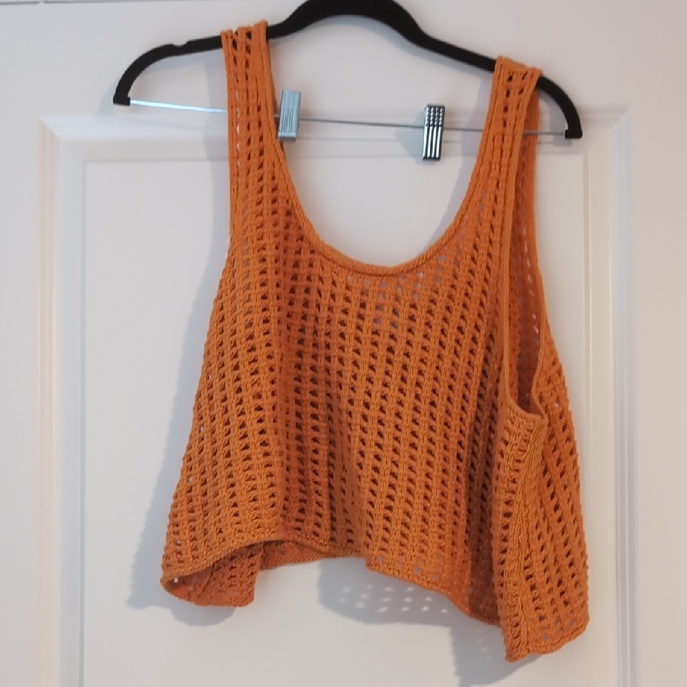 Wild Fable 70s Daisy Jones Crochet Tank Top